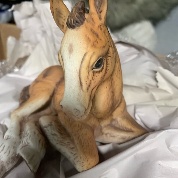 Horse figurine sculpture vtg pony foal signed artist J Brown RSL 1980 - Picture 11 of 11